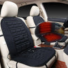2 Piece Cotton Car Seat Heated Cushion Protector Cover Adjustable Temperature UK