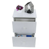 Assemble Storage Cabinet Bedroom Bedside Locker Single Drawer Bedside Table