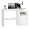 Computer Desk 2 Drawers Writing Table Home Office Workstation Study Desk