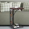 C Shaped Sofa Side Table Snack/Coffee End Table for Living Room/Bedroom Home