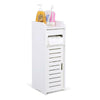 Small Bathroom Shelf Cabinet Cupboard Bedroom Toilet Storage Unit Standing White