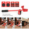 Easy Move Removal Heavy Furniture Shifter Lifter Slider Mover Wheels Moving Kit