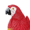 Resin Parrot Bird Statue Outdoor Garden Ornament Decoration Wall Tree Lawn Decor