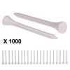 1000pcs Golf Tees White Wooden 70mm 2 3/4 inches Bundle Job lot Equipment UK