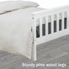 Single Bed 3ft Single Bed Frame Solid Pine Wooden Fits Single Mattress