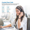 Wireless Bluetooth Office Headset Over Ear for Trucker Drivers Call Center