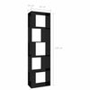 Book Cabinet Room Divider Bookcase Storage Display Corner Rack Wooden Furniture