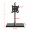 Single Arm LCD LED Monitor TV Bracket Desk Mounts Stand For 13-27''Screen Swivel