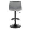 2/4/6 x Breakfast Bar Stools Bar Chairs for Kitchen with Velvet Swivel Gas