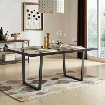 2x Industrial Metal Table Legs Wood Coffee Dining Table PC Desk Feet Table Base