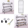 New 4 Tier Detached Metal Shoe Rack Stand Storage Shelf Organiser Home Decor