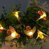 Solar/Battery Powered Light String Bee Shape LED Lights Home Room Party Decor