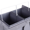 Pull Out Kitchen Waste Bin Recycling Bin Cabinet Cupboard Front Mounted Fixing