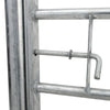 Galvanised Metal Field Farm Entrance Half Mesh Security Gate Fence Various Size