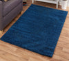 SMALL - X LARGE SOFT SHAGGY 5cm PILE RUGS, GREY, BEIGE MINK, BLUE. NON-SHEDDING