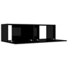 TV Cabinet TV Stand Unit Wall Mounted Floating Cupboard 2 Compartments Furniture
