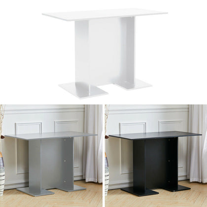 Rectangle Dining Table Wooden Kitchen Dining Room Dinner Table Desk 110x60cm