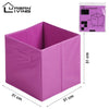 Non Woven Fabric Baskets Storage Box Cube Toy Magazine Bookcase Shelf 31x31x31cm