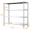 Stainless Steel Kitchen Shelf 4-5 Tier Commercial Shelving Unit Storage Rack