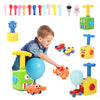Toys Car Balloon Powered Aerodynamics Launcher Kit Kids Toy Funny Inertia Gifts