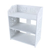 3 Tiers Shoe Rack Storage Shelf Display Stand Organiser Unit Cabinet White
