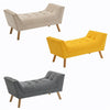 Linden/Velvet Bedroom Chaise Longue Window Seat Bed End Sofa Bench Ottoman Chair