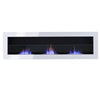 Fireplace 900/1200/1400mm Wide Bio Fireplace Inset Wall Hanging Biofire Glass