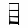 NEW! 2x 4 Tier Black Plastic Heavy Duty Shelving Racking Storage Unit