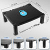 Monitor Stand Screen Riser PC Computer Desktop Desk Printer TV Adjustable Height