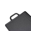 Non-Stick Cast Iron Griddle Pan Reversible Grill Cooking Pan Plate BBQ Gas Hob