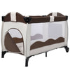 Baby Crib Foldable Playpen Portable Playard Changing Table Infant Bassinet Bed