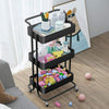 Utility Rolling Storage Cart Rolling Trolley Organizer Coffee Bar Cart Service