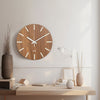 Wall Clock Illuminated / Solid Numerals Silent Retro Chic Decor 12-13inch Clocks