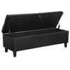 Storage Ottoman Bench Faux Leather Padded Seat Bed End Bench Hallway Long Stool