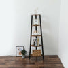 5 Tier Corner Shelf Bookshelf Display Storag Stand Rack Ladder Shelf Home Office