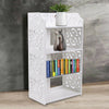 Large 4 Tiers Shoe Rack Storage Shelf Display Stand Organiser Unit Cabinet White