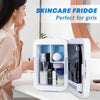 4L Tabletop Mini Fridge Portable Cooler Warmer Ice Box Small Bedroom Car Office