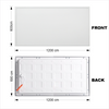 LED Panel Lights 600x600 Flat 1200 x 600 Recessed Ceiling Light Suspended Down