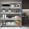 Garage Shelf Heavy Duty Shelving 5-Tier 59.1x17.7x70.9 in Stainless Steel