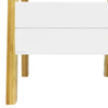 WHITE & BAMBOO 3 TIER LADDER BATHROOM TIDY STORAGE CADDY UNIT/ORGANISER