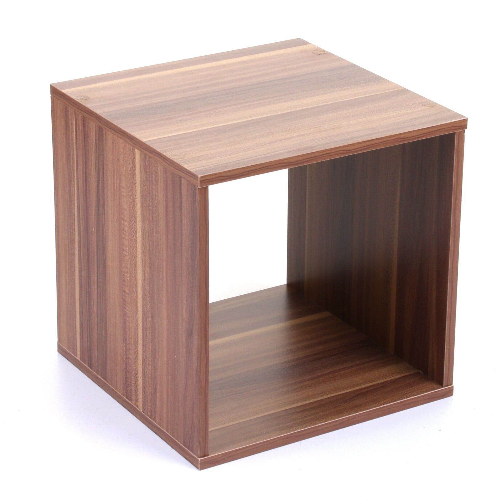 2 3 4 TIER WOODEN BOOKCASE SHELVING DISPLAY STORAGE UNIT CUBE WOOD SHELVES SHELF