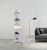 Bathroom Cabinet Storage with Shelves Drawer Free Standing Cupboard Unit White