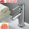 NEW Cloakroom Chrome Bathroom Modern Mini Basin Sink Mono Mixer Tap Brass Faucet