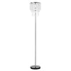 Designer 150cm Floor Lamp Polished Chrome Acrylic Droplet Shade Home Lighting
