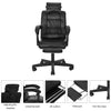 Luxury PU Leather Computer Office Desk Gaming Chair Swivel Recliner w/Footrest