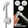 Chrome Bidet Shattaf Douche Spray Hygienic Toilet Shower Head Hose Set Muslim