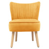 Small Oyster Scallop Back Armchair Occasional Lounge Cafe Seat Single Sofa Chair