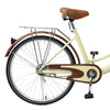 26" Cream Ladies Bike Adult Bike Single Speed Bicycle Cruiser City Bike Vintage