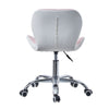 Cushioned Computer Desk Office Chair Chrome Legs Lift Swivel Small Adjustable UK