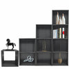 New Cube 2 3 4 Tier Wooden Bookcase Bookshelf Storage Shelf Unit Display Stand